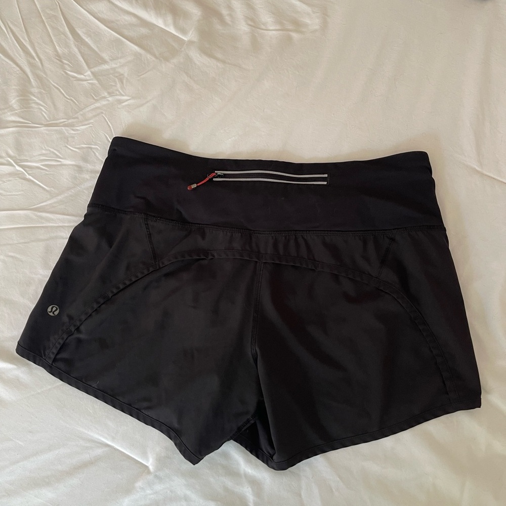 Lululemon Speed Up Running Shorts Black